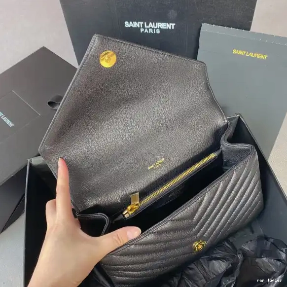 Repladies REP leather bag-24*17*6.5cm YSL Medium shoulder 0623